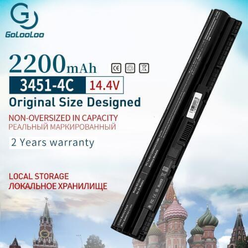 Golooloo 4Cell K185W M5Y1K Battery For DELL Inspiron 3451 3551 3458 5458 3551 3558 5451 5455 5551 5555 5558 5758 GXVJ3 HD4J0