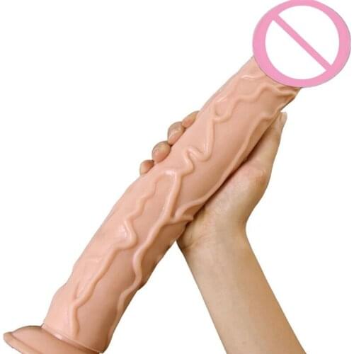 Suction Cups Uper Long Realistic Dildo Female Masturbation Anal Plug Vaginal Massage Dilator Plug Gay Adult False Penis Sex Toy
