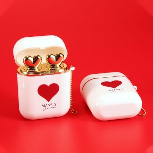 Heart fog charm color double tube double color lipstick black paste carrot color white lipstick set