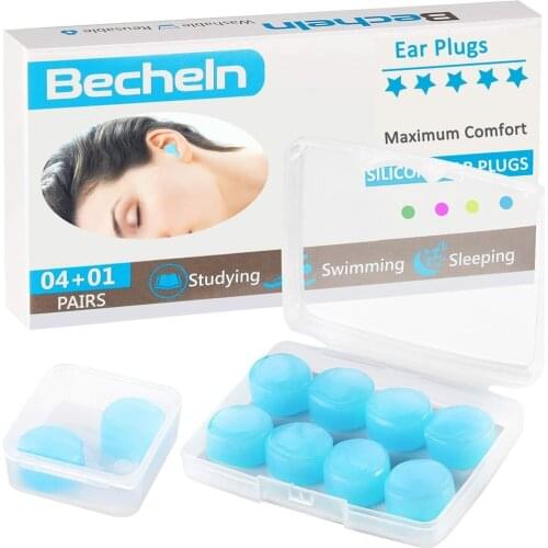 DIY Kneadable Soft Silicone Silicone Mud Earplugs Reusable Waterproof Noise-reducing Silicone Earplugs