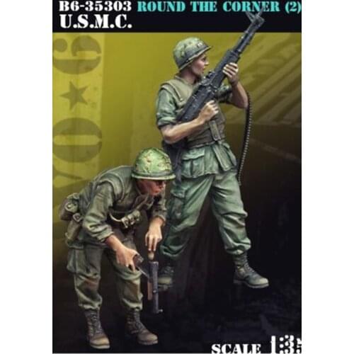 Vietnam War U.S. Army resin soldier two-person kit model 1:35