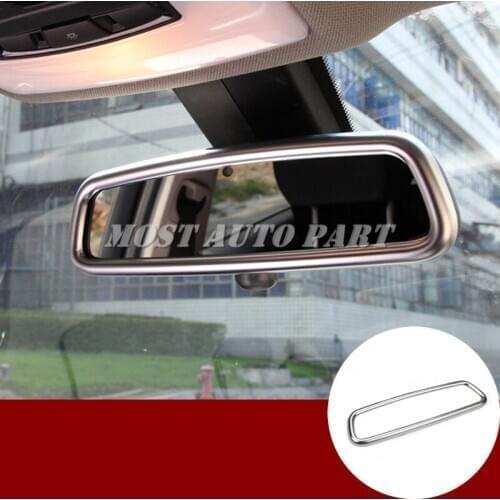 Interior Rearview Mirror Frame Cover Trim 1pcs For Jaguar XF X260 2016-2018 Car accesories interior Car decoration