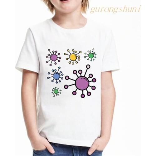 Boys funny t shirts boy t shirt for girls tops kid cute cartoon children clothing graphic tee kids clothes girls 8 to 12