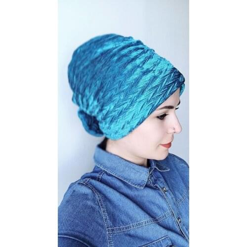 Womens Velvet Bow Bone Oil Green