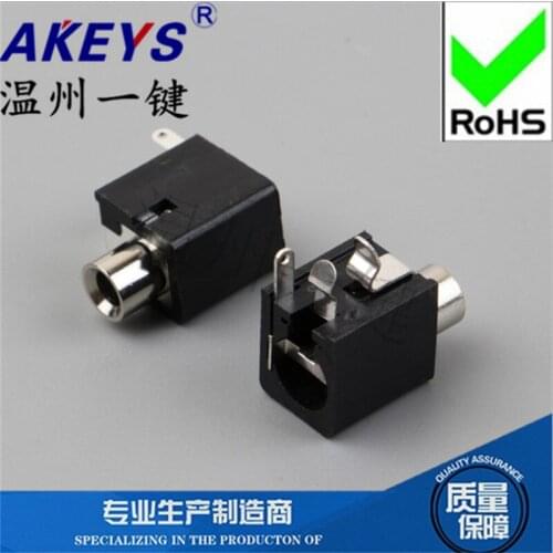 10 pcs PJ-303 headphone connector 3.5 power socket 3 pins without fixed pins Ф 3.5mm audio socket female