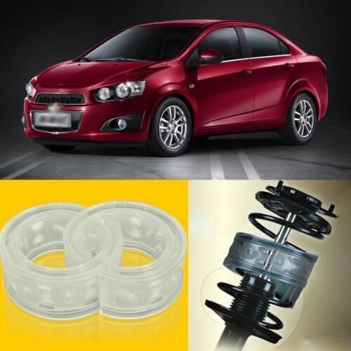 2pcs Power Front /Rear Shock Suspension Cushion Buffer Spring Bumper For Chevrolet Aveo