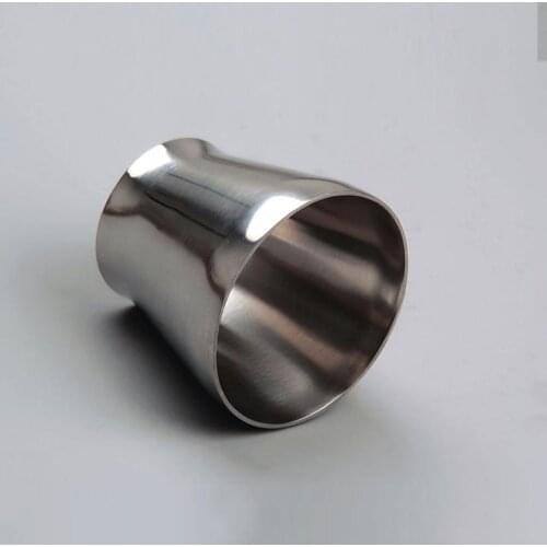 45mm 1.75" To to 38mm 1.5" OD Butt Welding Reducer SUS 304 Stainless Steel Sanitary Pipe Fitting Homebrew Beer Wine