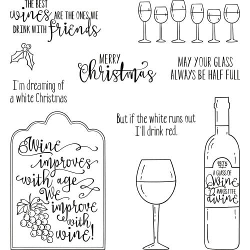 English Version Text Silicone Clear Rubber Stamp Sheet Cling Scrapbooking DIY Cute Pattern Photo Album Paper Decoration