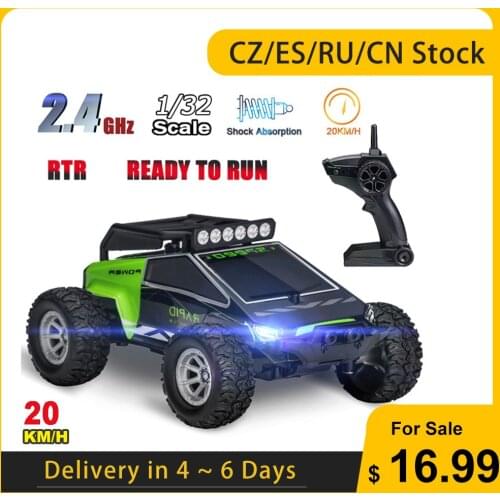 Original S638 RC Cars Mini Remote Control Car for Kids 2.4GHz 1:32 RC Car With LED Light 20KM/H High Speed Racing Car Toys Kid