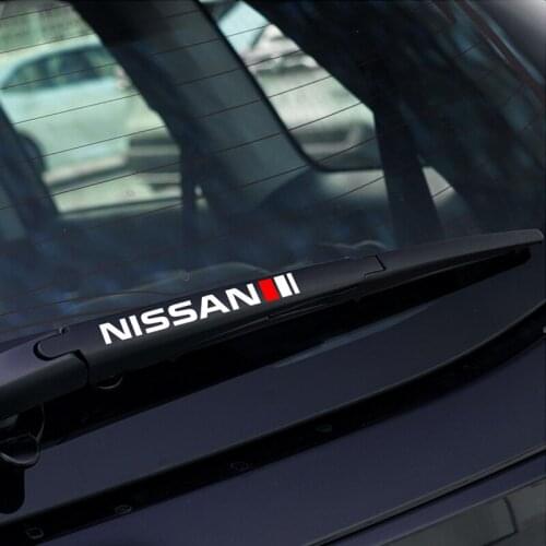 Car Creative Decal Door Handle Mirror Wiper Decor Stickers For Nissan Qashqai X J10 J11 Trail Tiida Juke Accessories Car-Styling