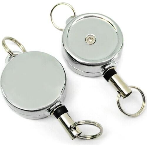 Free shipping 1000pcs/lot customized logo badge reel; promotional retractable metal badge holder; belt clip BR7