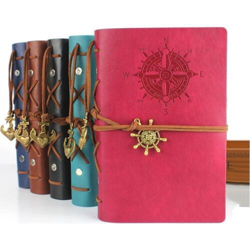 String Nautical Beautiful n05 Work Travel Page n22 ring Folder A6 Kraft Blank Notebook Diary