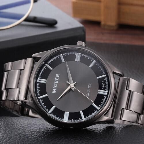 OTOKY Watches Fashion Watches Stainless Steel Band men watch mesh Crystal Mens watches Quartz Wrist Business watches mens 2020
