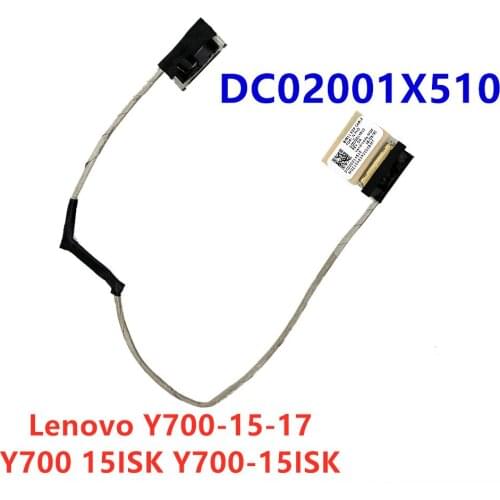 For Lenovo Y700-15-17 Y700 15IS Non Touch LCD LED LVDS VIDEO SCREEN FLEX CABLE Y700-15ISK Touch DC02001X510