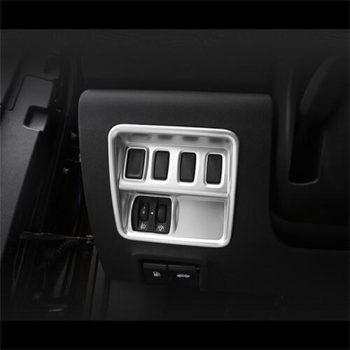 For Renault Koleos 2017 2018 2019 Left-Hand Drive ABS Carbon Fiber Head Light Switch Control Cover Trim Car styling Accessories
