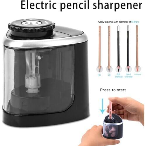 Electric Pencil Sharpener Effortless Safe Automatic Touching Switch School Office Classroom Kids GDeals
