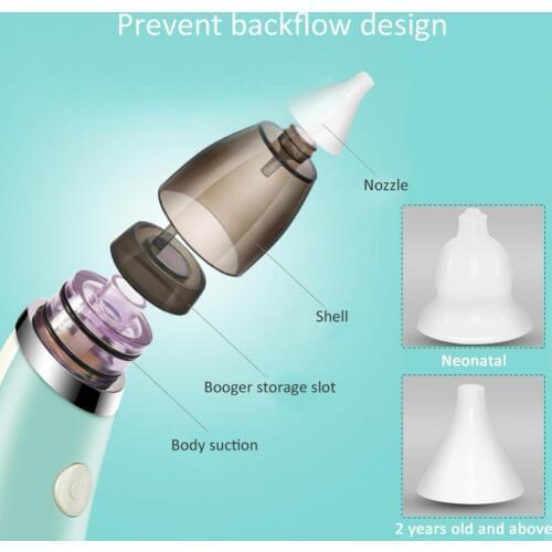 Electric Nasal Aspirator suction device USB Hygieic baby sucks nose Care Non toxic Silicone Snivel Vacuum Clean Suction Device