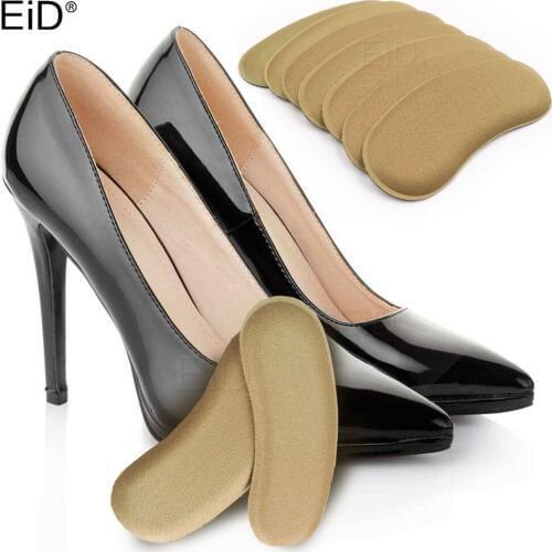 EiD 2pcs Sponge Practical Sticky Fabric Shoes Back Heel Inserts Insoles Pads Cushion Liner Grips High Quality Braces & Supports