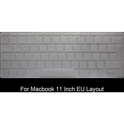 HRH 50pcs TPU US EU Keyboard Cover Skin Protector For Macbook Air 11 13 Retina Pro 12" 13" 15 17 for New Mac iMac Magic keyboard