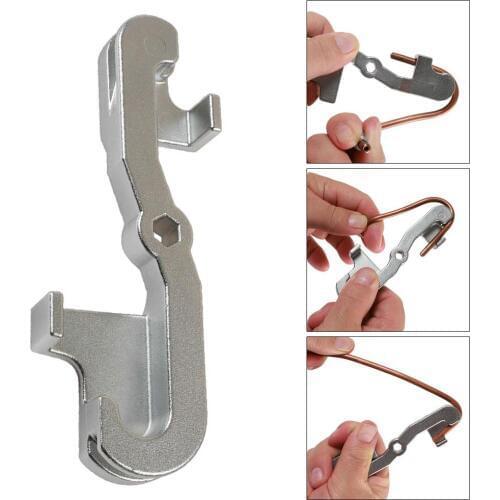Auto Car Vehicle Metal 5mm Brake Pipe Bender Handy Tool with 2 Bending Options 2020