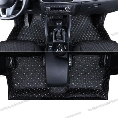 Leather car floor mats for mazda cx-5 2011 2012 2013 2014 2015 2016 2017 accessori auto carpet KE cover interior styling seat
