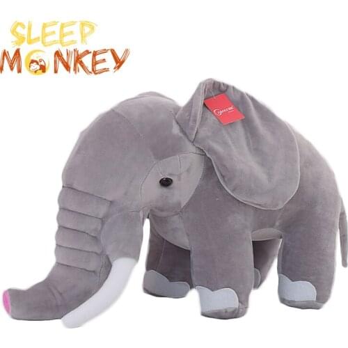Cute Stuffed boo elephant Simulation Elephant Doll cartoon animal elephant Plush Toy Birthday Christmas Gift