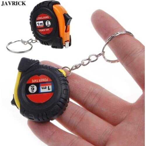 Multifunction 1 Meter 3 Feet Retractable Tape Measure W Key Ring Tape Measure Ruler Key Chain Mini Pocket Size Color Random
