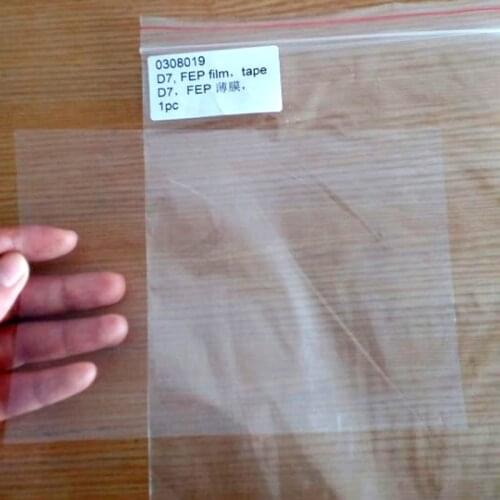 Wanhao FEP Film FEP Sheet For Wanhao D7 / D7 PLUS Printer, FEP Sheet FEP Film For Wanhao D7 Machine Wanhao Original Spare Parts