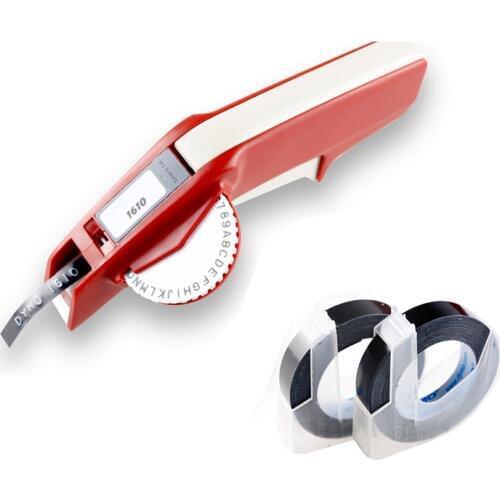 Dymo 1610 Manual Label Maker for 3D Embossing Plastic 1610 Manual Label Printers for Dymo Manual Machine Easy To Make Label