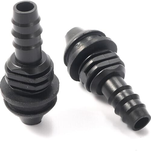 PVC pipe PE pipe DN12 barbed bypass connector with rubber Sealing Ring Drip Irrigation Agricultural System Waterproof Joint 5pcs