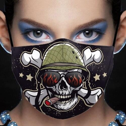 Hot Halloween Fashion Masks Clown Mouth Skull Men Womens Unisex Street Sports Dust-proof Face-Protection Dustproof Cycling Mask