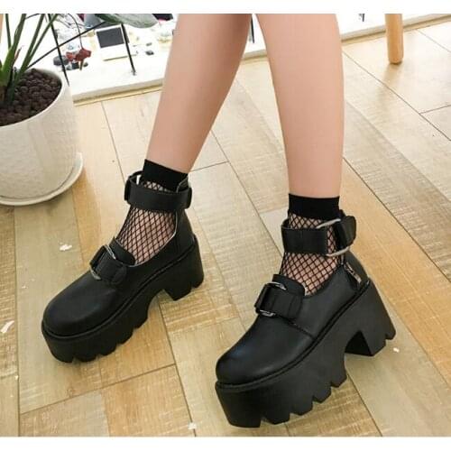 New Ankle Strap Gladiator High Heels Women Narrow Net yarn Hollow Women Sandals Buckle Strap Summer Fashion Sandalias