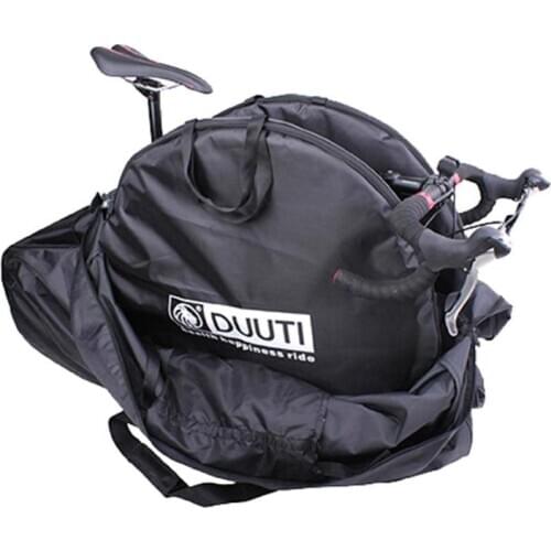 75cm/29.52inch Black Mountain Road Bike MTB Wheel Bag Wheelset Bag Transport Pouch Carrier MTB Mountain Bicycle Bag Accessories