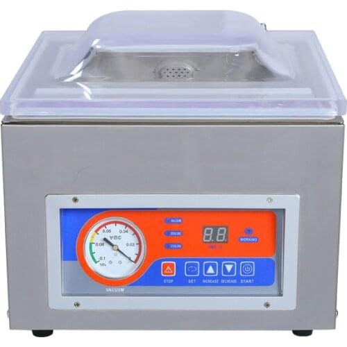 DZ-260C Commercial Kitchen Food Chamber Tabletop Seal Vacuum Packaging Machine Seal Bar