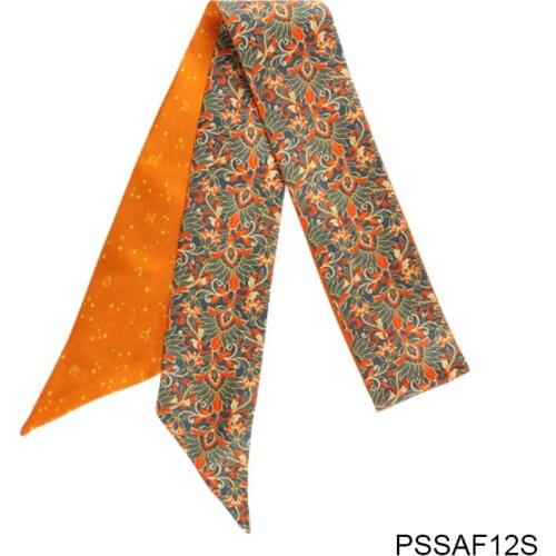 High Quality Luxury Thin Style Twill Scarf For Women Ripe Silk Fashion Spring 2021