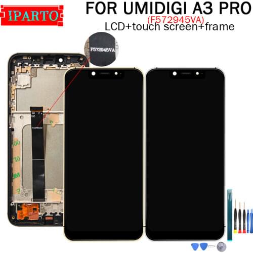 UMIDIGI A3 PRO LCD Display+Touch Screen Digitizer +Frame Assembly 100% Original LCD+Touch Digitizer for UMIDIGI A3 PRO