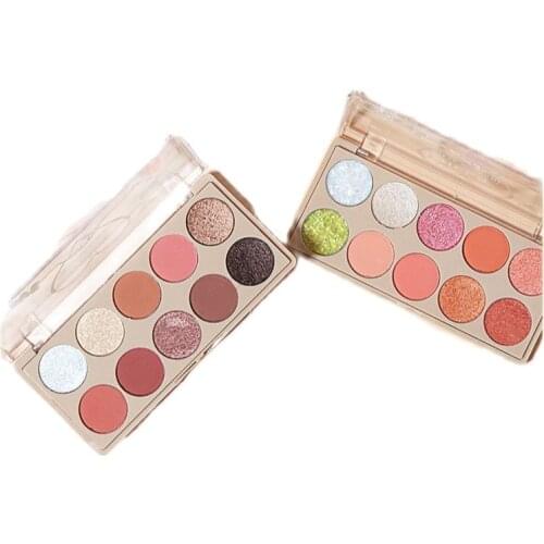 Ten-color Eye Shadow Cosmetics Makeup 10 Color Cardboard Eyeshadow Palette