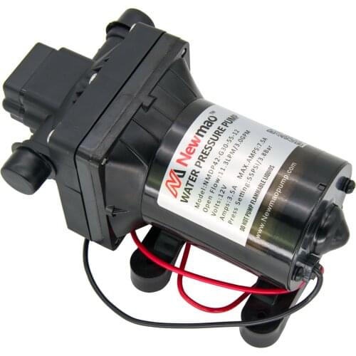 12V 55 PSI 3.0 GPM Self Priming Diaphragm Pump Boat Marine RV Water Pump