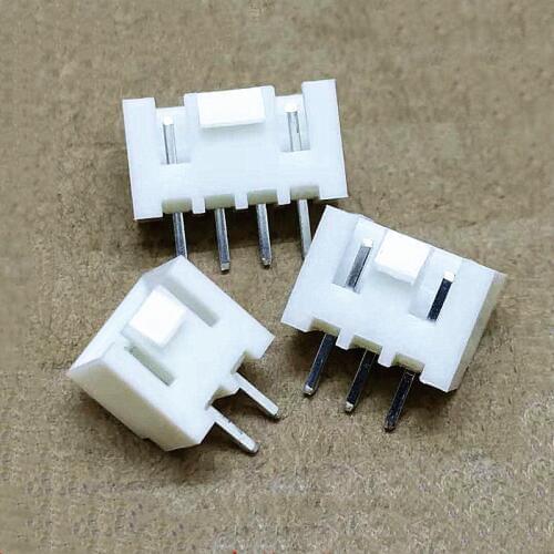 20Pcs/lot XHB 2.54MM Connector with Buckle 2/3/4/5/6/7/8/9/10/11/12 Pin 2.54mm Male Socket Straight Pin Connectors