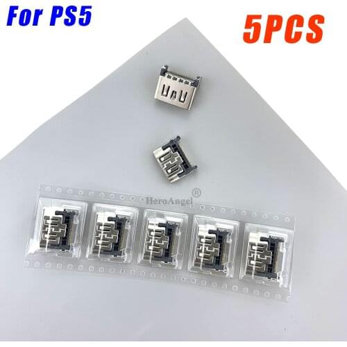 5PCS/Lot Original HD interface For PS5 HDMI-Compatible Port Socket Interface for Sony Play Station 5 Connector