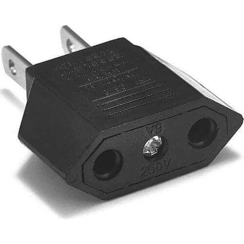 500pcs European EU To US Japan Plug Power Adapter US China CN Travel Adapter Electrical Plug Converter Power Charger Socket