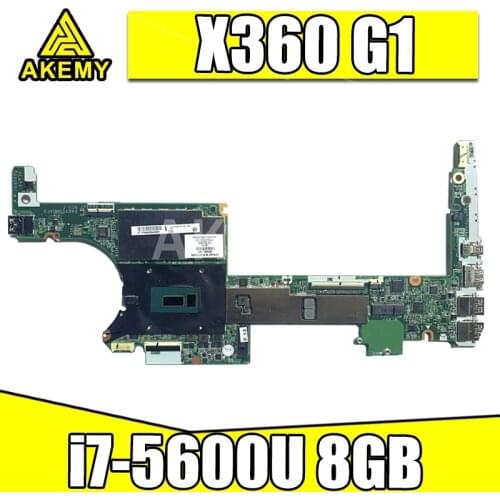 AKemy 100% new for hp spectre X360 G1 13-4000 motherboard 808445-601 808445-501 808445-001 DA0Y0DMBAF0 i7-5600u 8GB working well