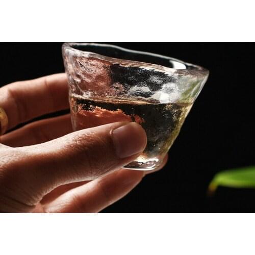 Kungfu Tea Cup Home Heat Resistant Glass Promotion Creative Gift Tea Set Glass Tea Cup Water Bottle Glassware for Drinking