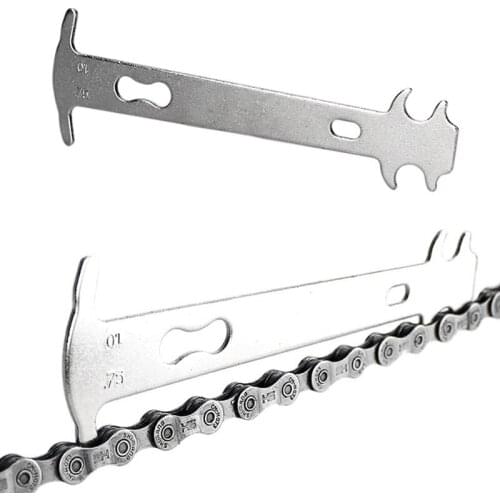 Bicycle Chain Detection Card Rail Tool Wear Indicator Checker Mountain Road Bike MTB Chains Gauge Measurement Ruler Repair Tool