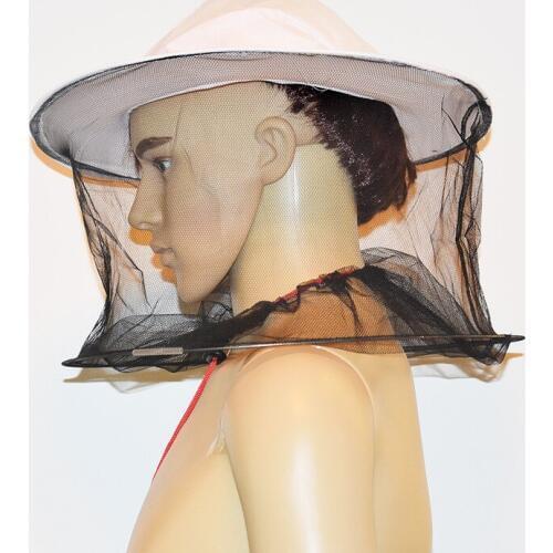 Beekeeping tools Bee protection equipment White anti-bee cap cotton polyester gauze mask anti-bee service bee breeding special
