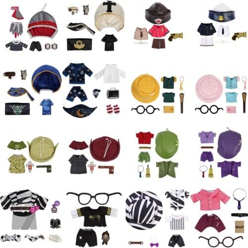 Game Identity V Helena Adams Naib Subedar Emma Woods Emily Dyer Anime Cosplay Changeable Clothes Plush Doll Costume Prop Set