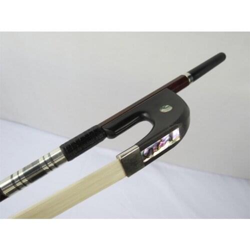 1pcs High grade profession Pernambuco Carbon fiber bass bow,copper mounted #9432