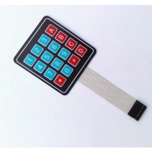 4*4 Matrix Array/Matrix Keyboard 16 Key Membrane Switch Keypad for arduino 4X4 Matrix Keyboard Connector