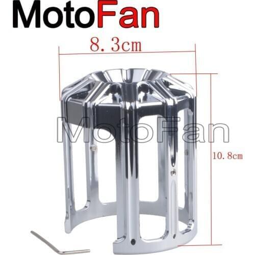 Reusable Motorcycle Chrome Oil Filter Cover Machine Grid Billet Aluminum for Harley Davidson Twin Cam Dyna Street Bob Low Riders