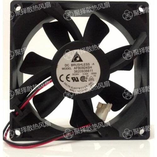Original in AFB0924SH 24 v 0.50 A 9 cm / 9025 cm high frequency inverter fan